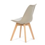 Židle jídelní, cappuccino plast, CT-X7055 CAP