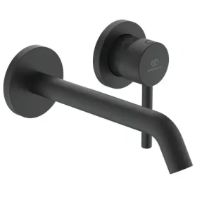 Ideal Standard CeraLine - Umyvadlová baterie pod omítku | 2-otvorová instalace | černá (A6938XG)