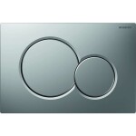 GEBERIT - Duofix Set předstěnové instalace, klozetu ME by Starck a sedátka softclose, tlačítko Sigma01, matný chrom SANI11CP2110