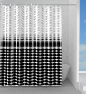 Gedy - IPNOSI sprchový závěs 180x200cm, polyester 1314