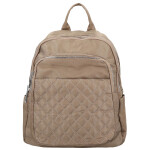 Stylový dámský textilní batoh Dinara, béžový