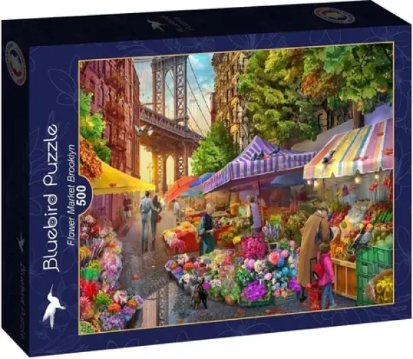 BLUEBIRD Puzzle Květinový trh v Brooklynu