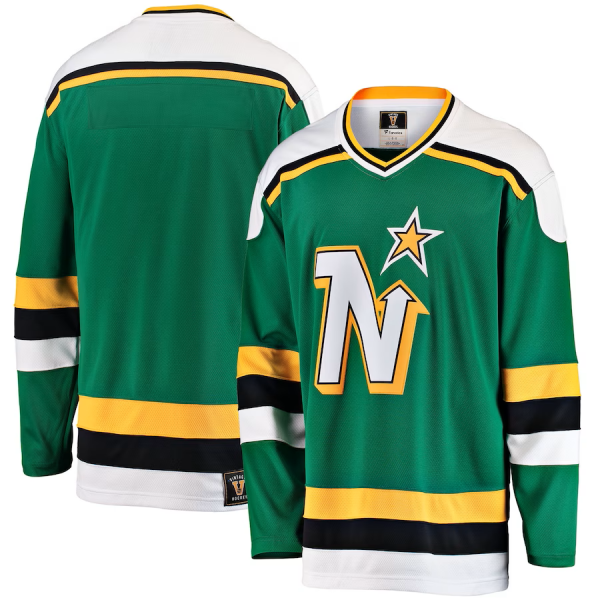 Fanatics Pánský Dres Minnesota North Stars Breakaway Heritage Blank Jersey Green Velikost: