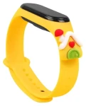 Hurtel Strap Xmas žlutá / Řemínek / Xiaomi Mi Band 5/6 / s domečkem