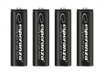 Esperanza Nabíjecí baterie AA černá / 1.2V / 2600mAh / Ni-MH / 4 ks / v blisteru (EZA106 - 5901299922552)