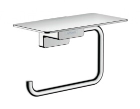 HANSGROHE - AddStoris Držák toaletního papíru s poličkou, chrom 41772000
