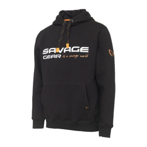 Savage Gear Mikina Cosmo Hoodie Black Ink L (73699)