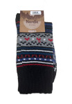 WiK 37910 Dámské ponožky se severským vzorem 35-42 černá 39-42