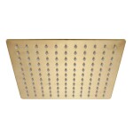 REA - Čtvercová hlavová sprcha JS-P015BG 25cm Brush Gold REA-P0611