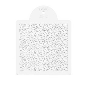 Stencil Květinová krajka