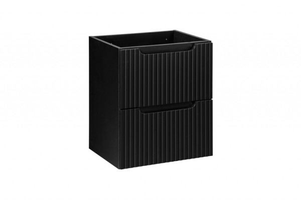 COMAD - Skříňka pod umyvadlo 50cm 2 zásuvky NOVA BLACK 5907611663943