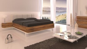 LB BOHEMIA, s.r.o. Manželská postel Vally HPL ROZMĚR: 160 x 200 cm (TYP 205A) - ATYP