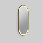 Zrcadlo se senzorem SAT Aurum 40x80 cm broušené zlato SATZAUR4080BZ SATZAUR4080BZ