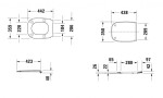 DURAVIT - D-Code WC sedátko, softclose, bílá 0067390000