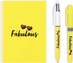Bic Bic, 972090, My message kit, sada zápisníku a psacích potřeb, Fabulous