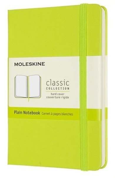 Moleskine Zápisník žlutozelený S, čistý, tvrdý