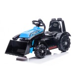 Mamido Dětský elektrický traktor G320 s radlicí modrý