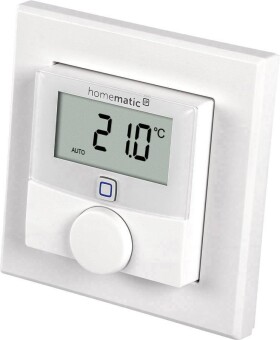 Homematic IP Nástěnný termostat se senzorem vlhkosti (náhrada za WTH-2) / IP20 / napájení 2x AAA (HmIP-WTH-1)