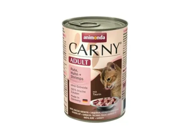Animonda Carny konzerva pro kočky krůta+krevety 400g (4017721835091)