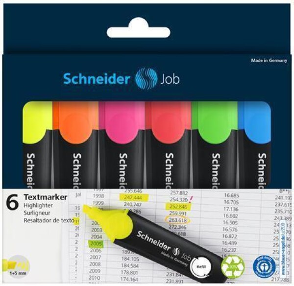 Schneider Job 150 sada 6 barev 1-5 mm
