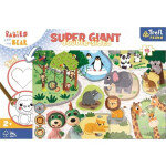 Oboustranné puzzle Treflíci mláďata ZOO SUPER GIANT 15 dílků