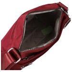 Trendy dámská nylonová crossbody kabelka Nomia, vínová