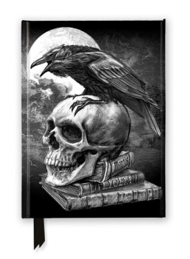 Zápisník Flame Tree. Alchemy: Poe’s Raven (Foiled Journal)