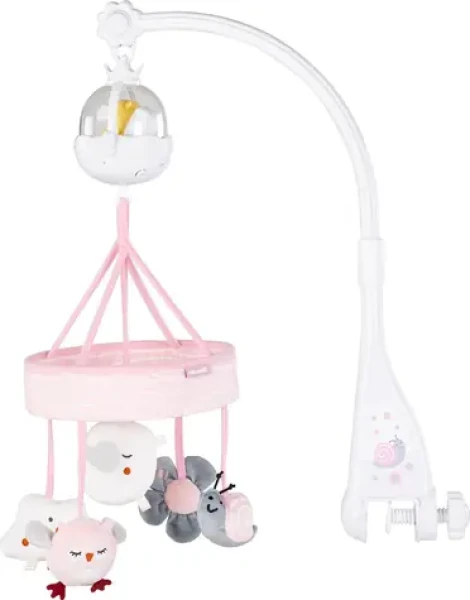 CHIPOLINO Hudební a promítací závěsný kolotoč Pink Garden