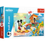 Trefl Puzzle Mickey Mouse Mezi přáteli - Mickey Mouse with friends / 24 dílků MAXI