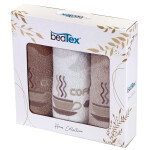 Dárková sada froté ručníčků 3 ks Ranní káva