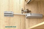 Nábytek Mikulík Skříň GRANDE 240cm - bezúchytkové otevírání + 2x zrcadlo