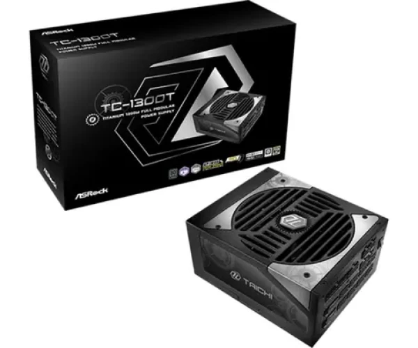 ASRock TC-1300T / ATX / 1300W / 80 Plus Titanium / 135 mm / Modulární (90-UXT130-TFEAAB)