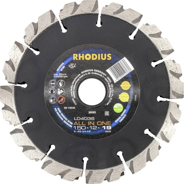 Rhodius 304505 diamantový řezný kotouč 150 mm 1 ks beton