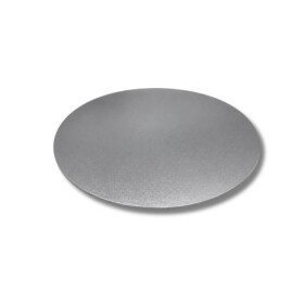 Podložka pod dort MDF TENKÁ Cake Star stříbrná kruh 25 cm 10" (1 ks)