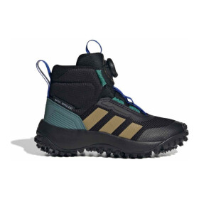 Dětské boty Fortatrail BOA JR9269 - Adidas černo-zelená 36