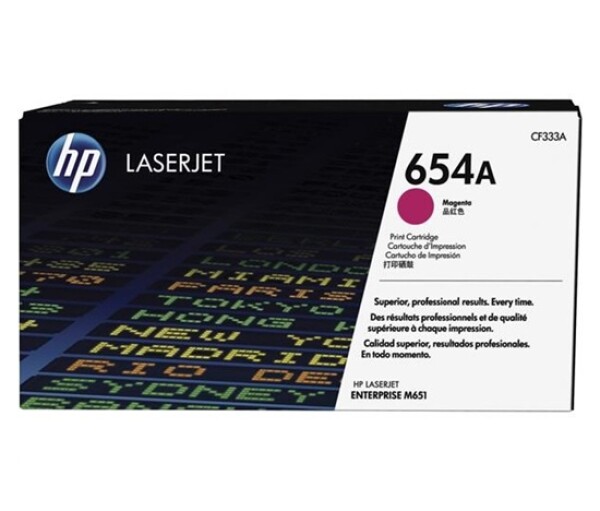 HP 654A Magenta LJ Toner Cart, CF333A (15,000 pages) EDF_692582