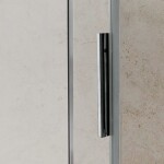 Aquatek - WELLNESS K2 100 Sprchový kout s posuvnými dveřmi 97,5-100cm, sklo 6mm, výplň sklo zrcadlové - mirror WELLNESSK2100-69