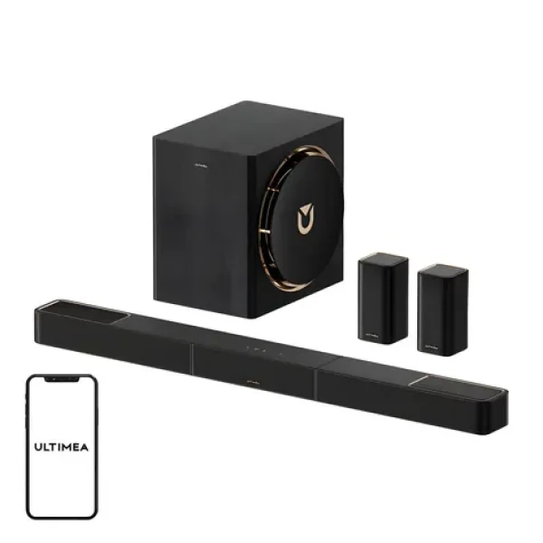 Ultimea Skywave X60 / Soundbar / 7.1.4 / Dolby Atmos / Bluetooth 5.4 / HDMI eARC / bezdrátový subwoofer (U4421)