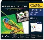Prismacolor, ?2154318, Prismacolor Technique, level 2, Animal Drawing Set, 27 ks