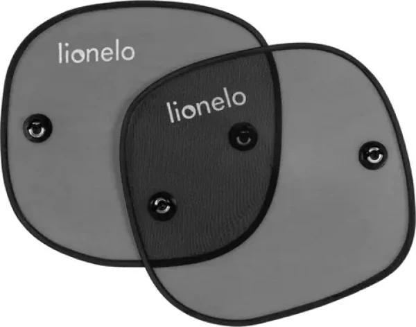 LIONELO Stínítka do auta 2ks černé (LO-SUNSHADE BLACK)