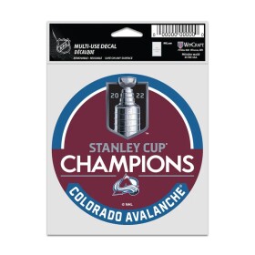 Fanatics Samolepka Colorado Avalanche NHL 2022 Stanley Cup Champions 3.5'' x 5'' Fan Decal% 1 ks