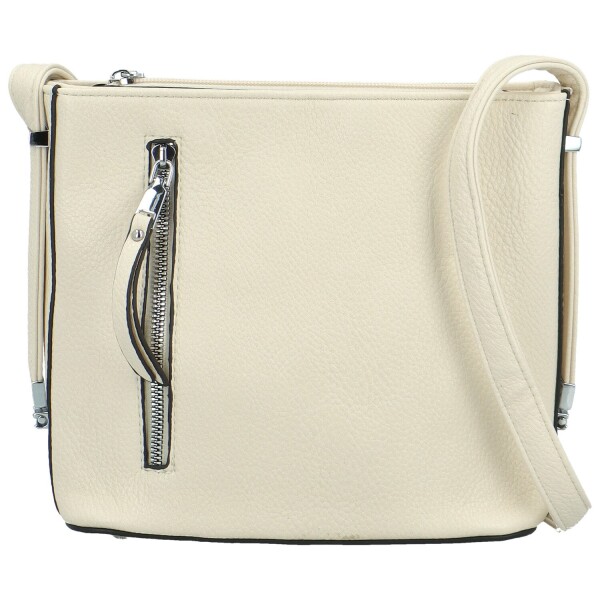 Trendy dámská mini crossbody kabelka Tirila, krémová