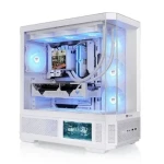 Thermaltake View 370 TG ARGB bílá / ATX / 2x USB-A 3.2 / 1x USB-C 3.2 / 4x 120mm ARGB / bez zdroje / průhledná bočnice (CA-11N-00M6WN-00)