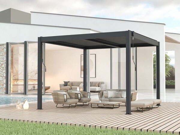Hliníková pergola – LanitPlast Bioclimatic Basic 43