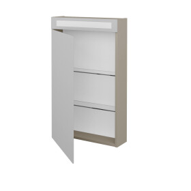 Dřevojas - Jednodveřová galerka AIR GAOE 50 - M05 Béžová mat / Pravé 238711P