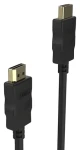 Inca HDMI kabel 3 m černá / Kabel HDMI / 1.4 / 4K 30 Hz / pozlacené konektory / feritová tlumivka (IHS-03)