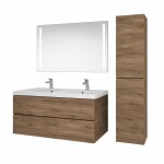 Mereo Aira, koupelnová skříňka 120 cm, dub Halifax CN743SN