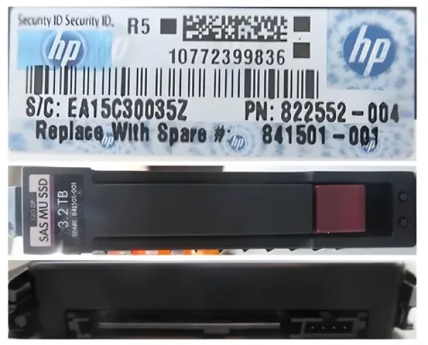 HPE MSA 3.2TB / SSD / 2.5" / SAS 12G (822552-004)