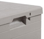 TOOMAX WOODYS zahradní plastový úložný box 90 L - světle šedá