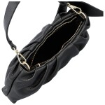 Módní dámská kožená kabelka do ruky Antini, černá